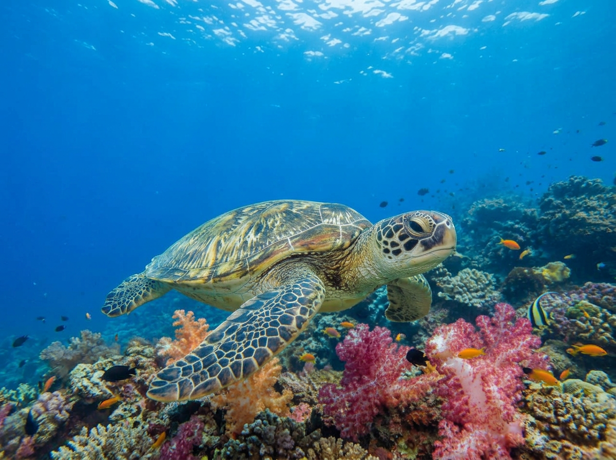 Green sea turtle